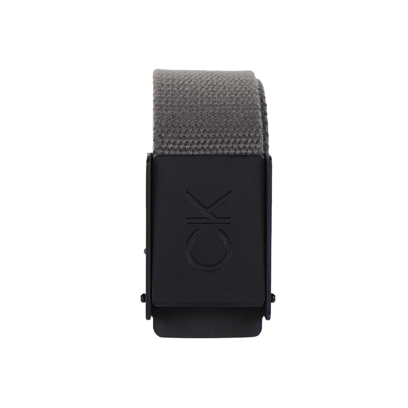 CALVIN KLEIN Men's Webbing Belt (Charcoal)