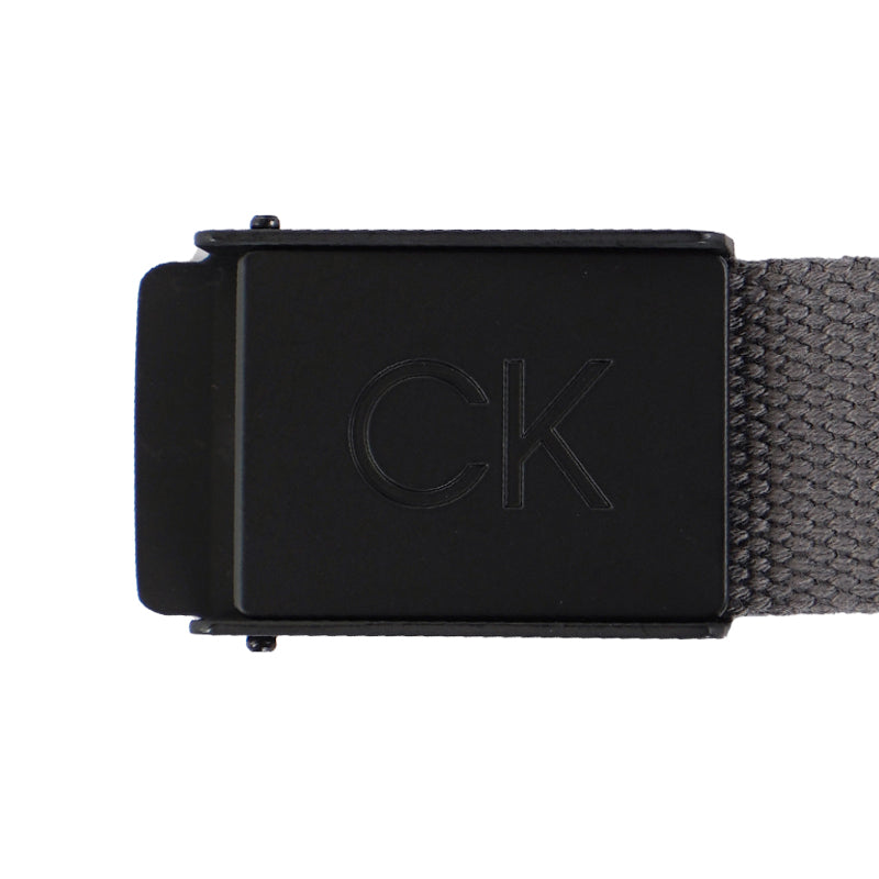 CALVIN KLEIN Men's Webbing Belt (Charcoal)