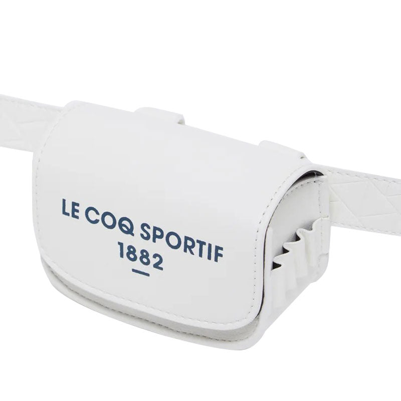 LE COQ SPORTIF GOLF Women's Belt With Pouch (White)