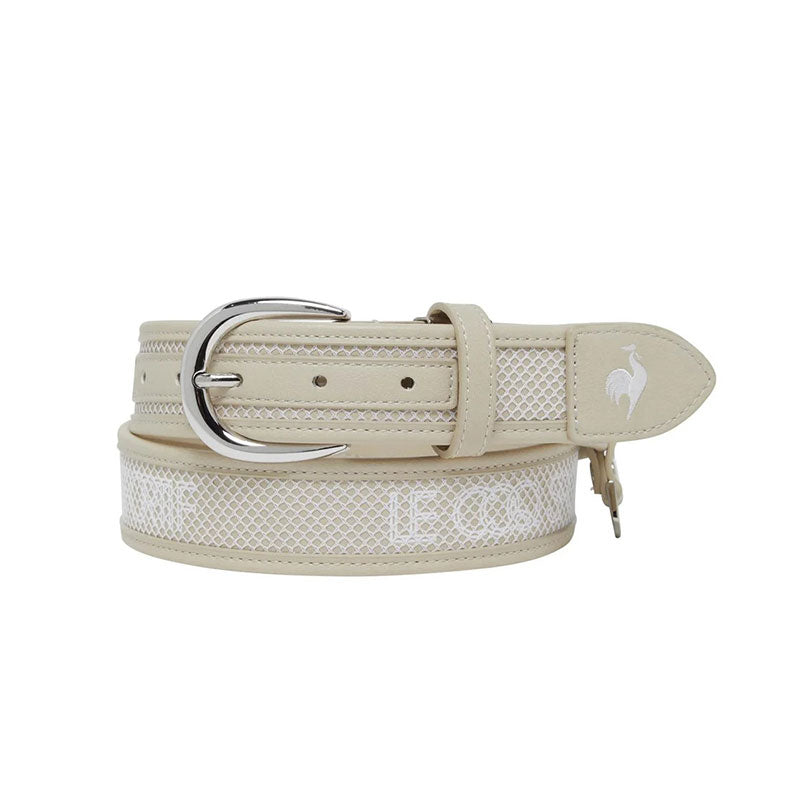LE COQ SPORTIF GOLF Logo Mesh Women's Belt (Beige)
