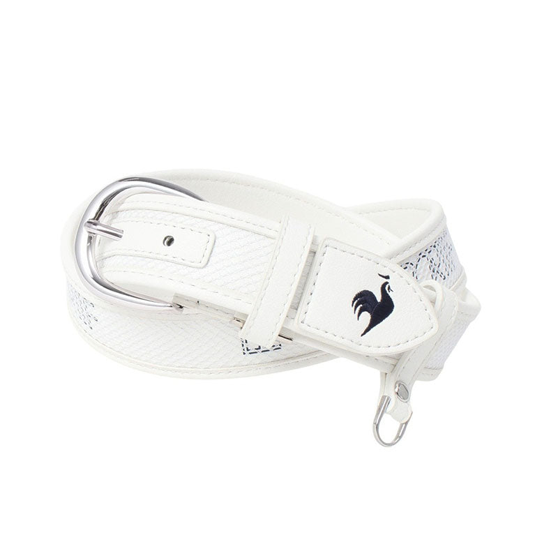 LE COQ SPORTIF GOLF Logo Mesh Women's Belt (White)