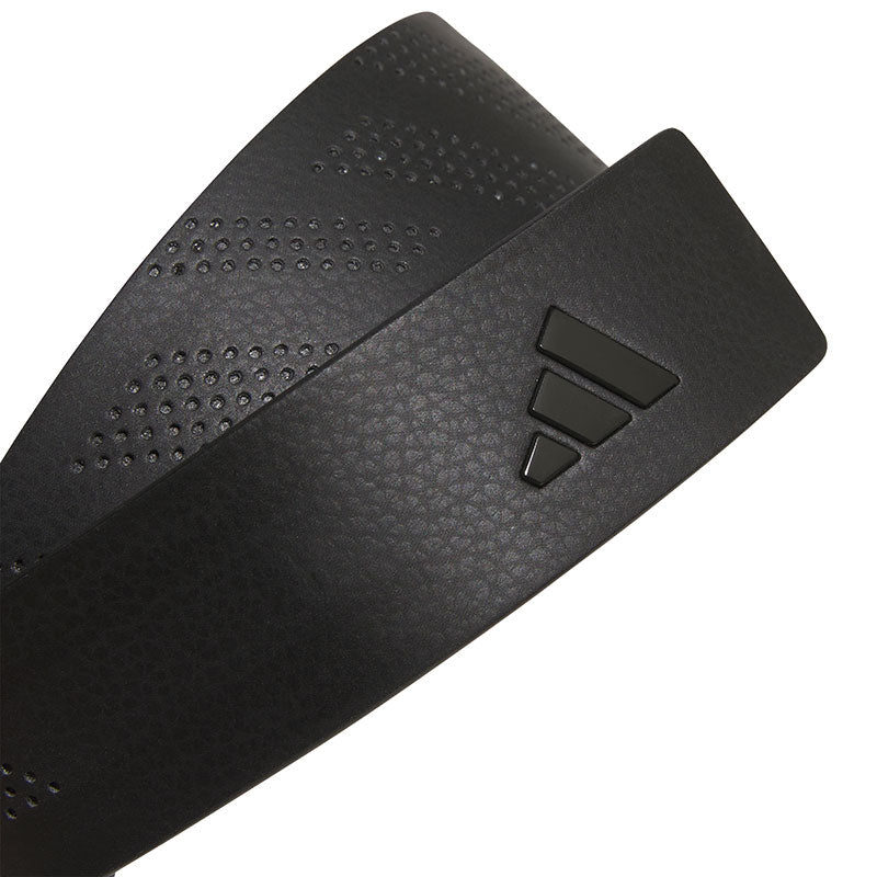 ADIDAS 3-Stripes Buckle PU Leather No Hole Men's Belt (Black)