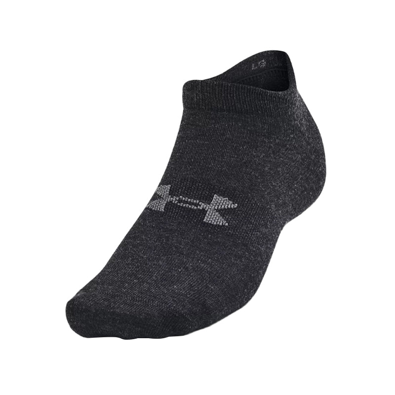 UNDER ARMOUR Essential 3-Pack Low Socks (Grey/White/Black)