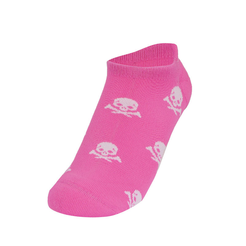 GFORE Skull & T's Women's No-Show Socks (Pink)