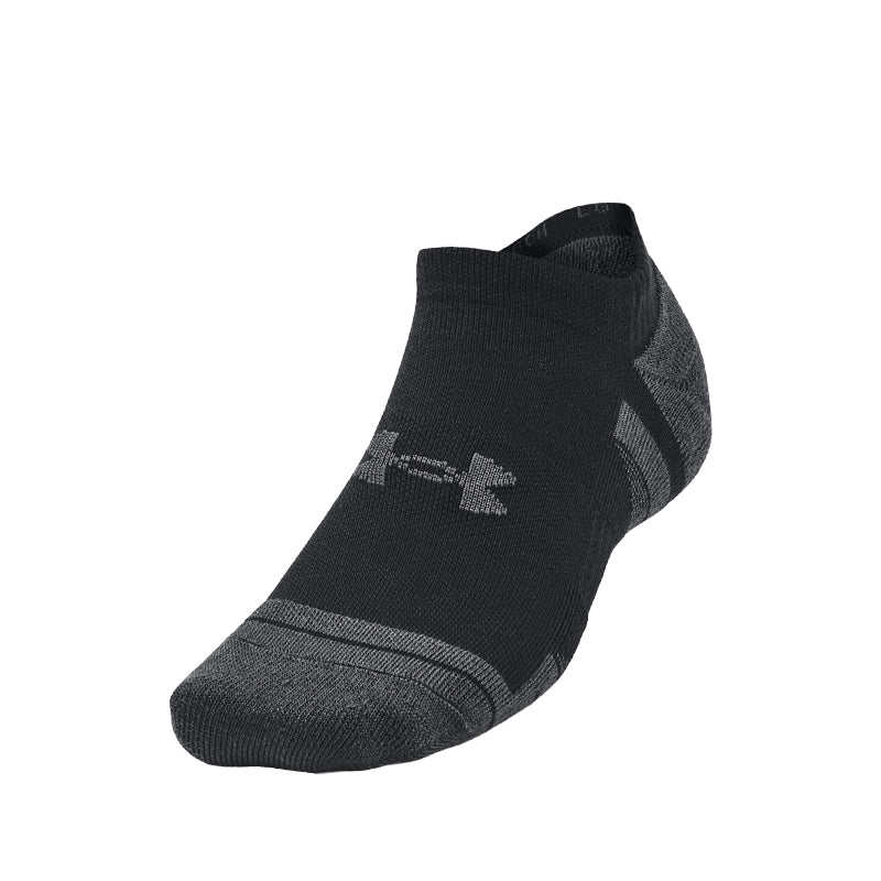 UNDER ARMOUR Performance Tech 3-Pack NS Socks (Black)