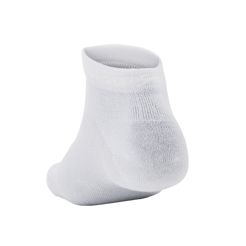 UNDER ARMOUR Essential 3-Pack Unisex Low Socks (White)