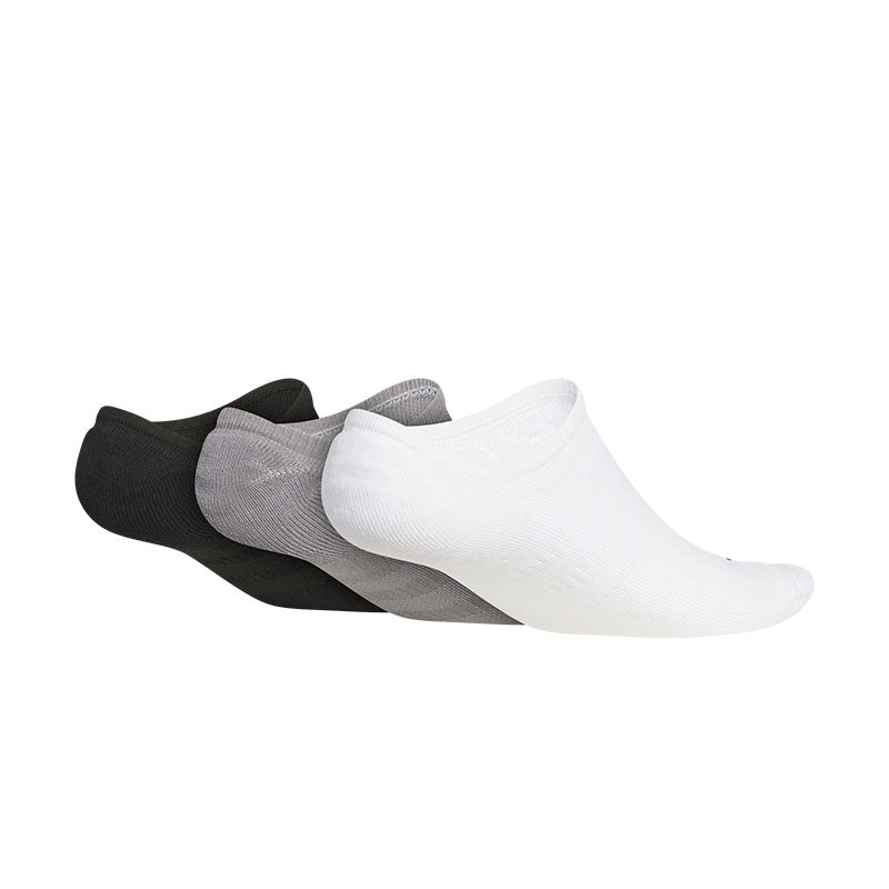 ADIDAS 3-Pack Men's No Show Socks (Multi)