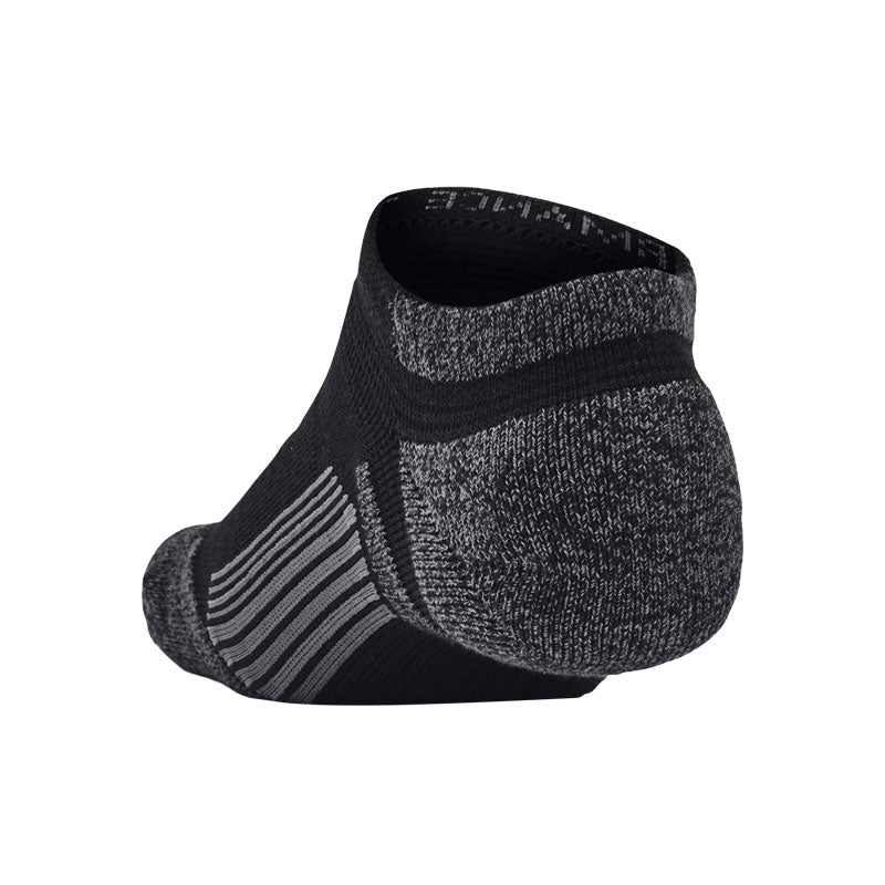 UNDER ARMOUR Performance Tech Pro 3-Pack Unisex No Show Socks (Black)
