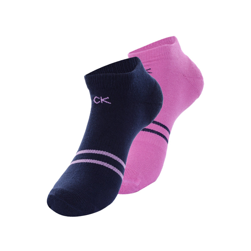 CALVIN KLEIN Tech Women's Ankle Socks (Navy/Orchid)