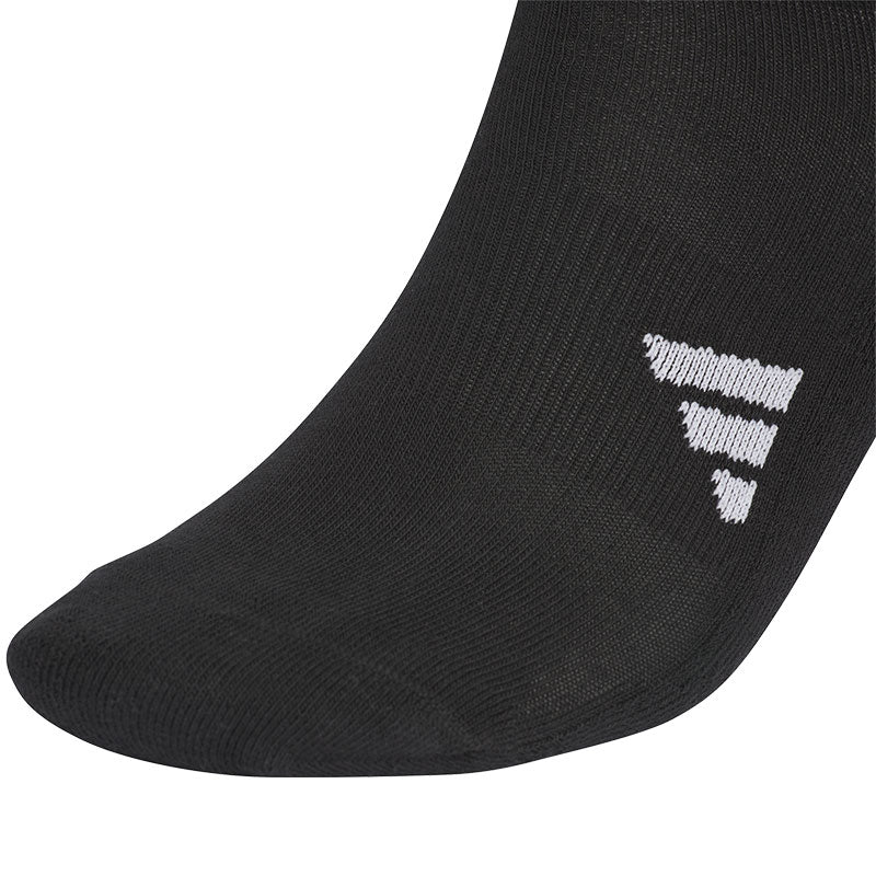 ADIDAS 3-Stripe Women's Ankle Socks (Black)