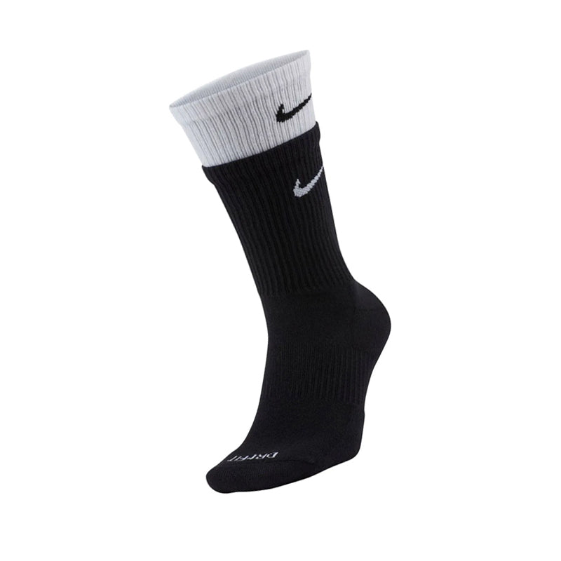 NIKE Everyday Plus Cushioned Socks (Black/White)
