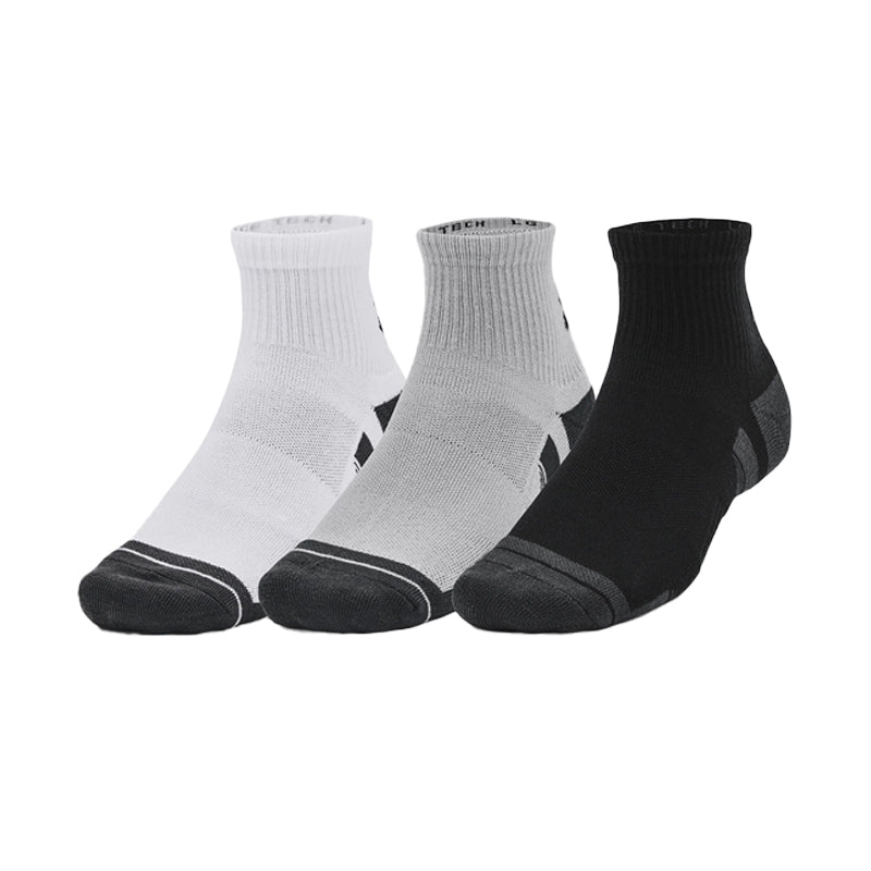UNDER ARMOUR Performance Tech Crew Socks (Grey/White)