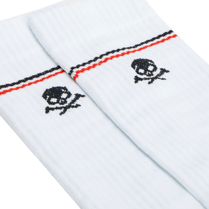 GFORE Skull & T's Women's Crew Socks (Snow)