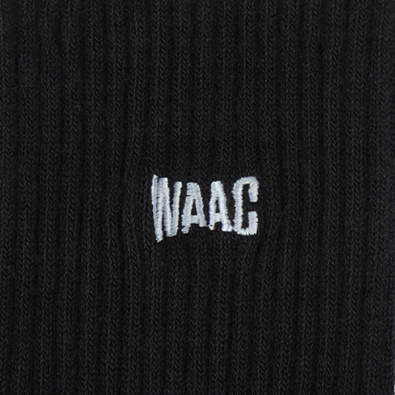 WAAC Stripe Men's Crew Socks (Black)