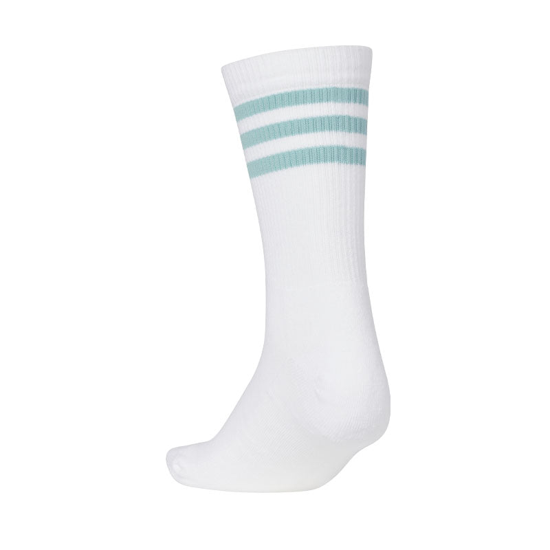 ADIDAS 3-Stripes Women's Crew Socks (White/Mint)
