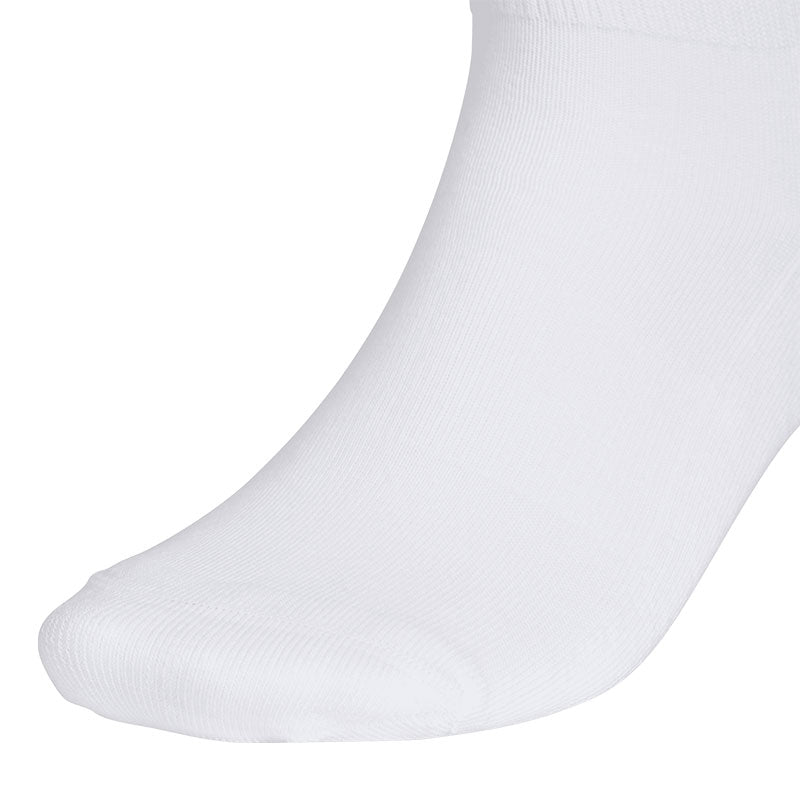 ADIDAS 3-Stripes Women's Crew Socks (White/Orange)