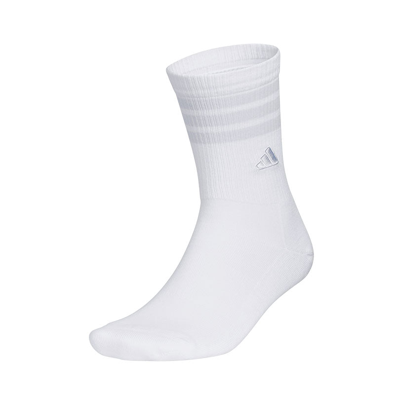 ADIDAS 3-Stripes Women's Crew Socks (White/Sky)
