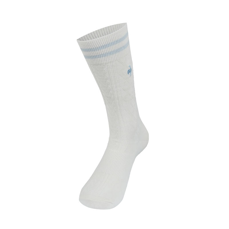 LE COQ SPORTIF GOLF Knit Women's Knee Socks (White)