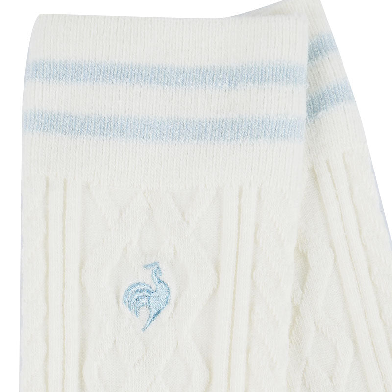 LE COQ SPORTIF GOLF Knit Women's Knee Socks (White)