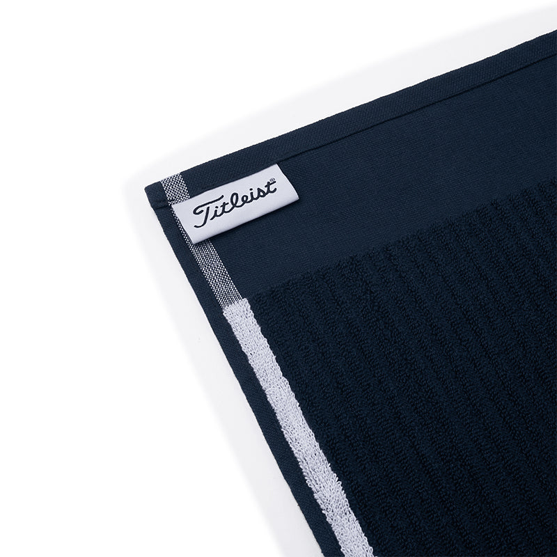 TITLEIST Players Terry Towel (Navy/Grey)