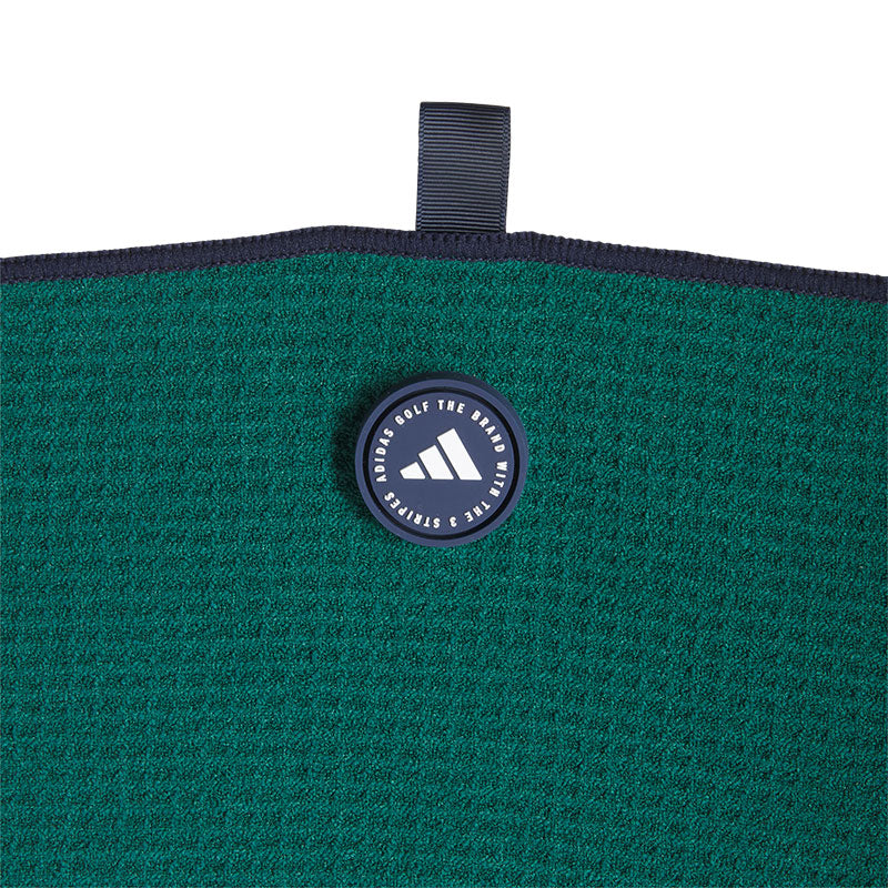 ADIDAS Magnetic Microfiber Players Cart Towel (Green)