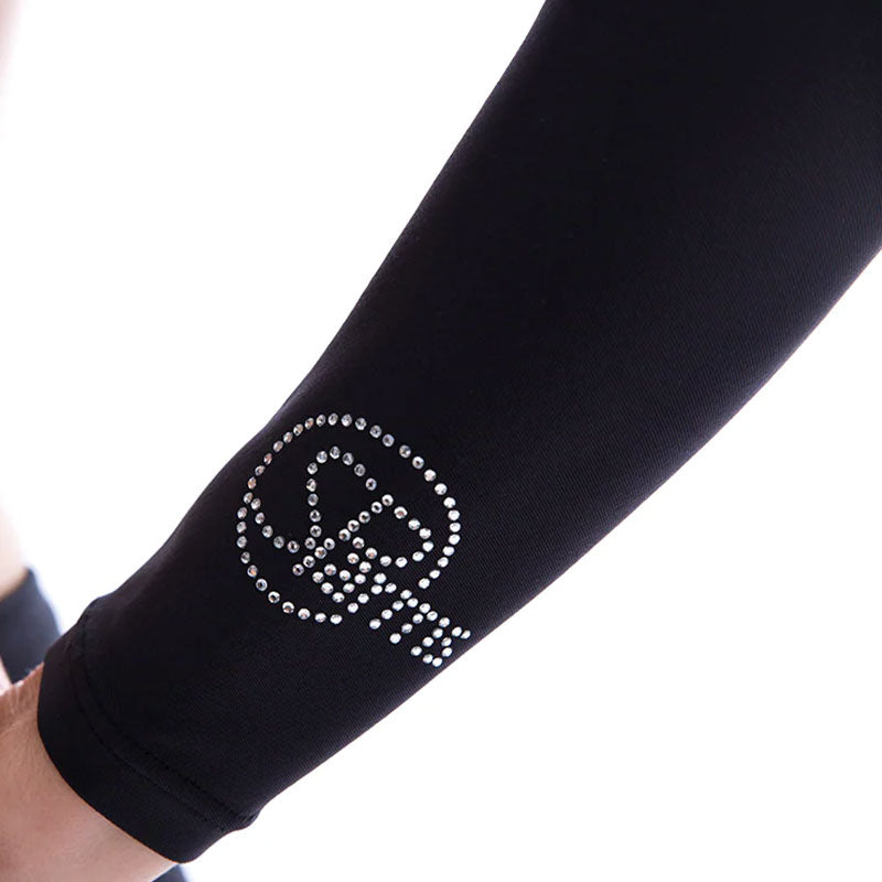 SPARMS Crystal Women's Sun Sleeves (Black)