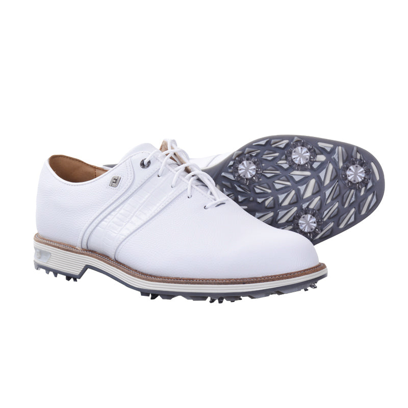 FOOTJOY Premiere Series Packard Men's Spiked Shoes (White)