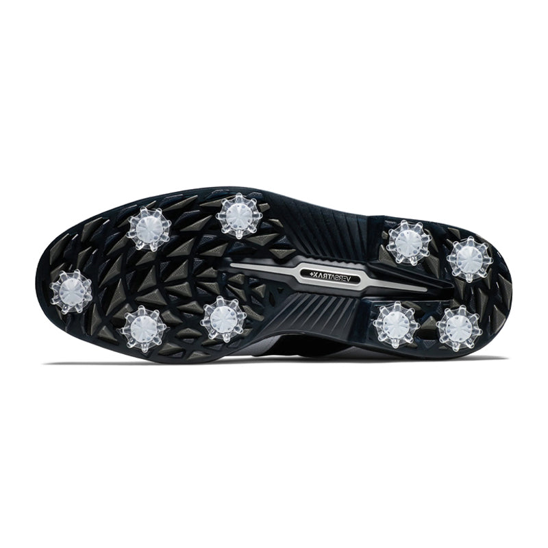 FOOTJOY Premiere Packard Lace Men's Spiked Shoes (White/Black)