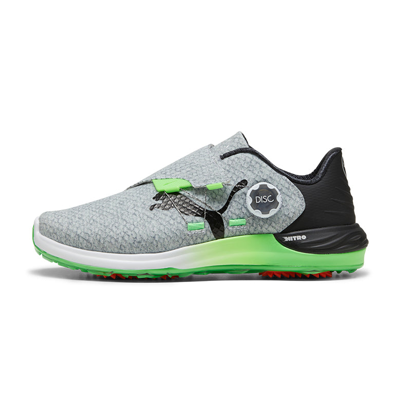 PUMA Phantomcat NITRO BOA Men's Spiked Shoes (Grey/Black/Green)