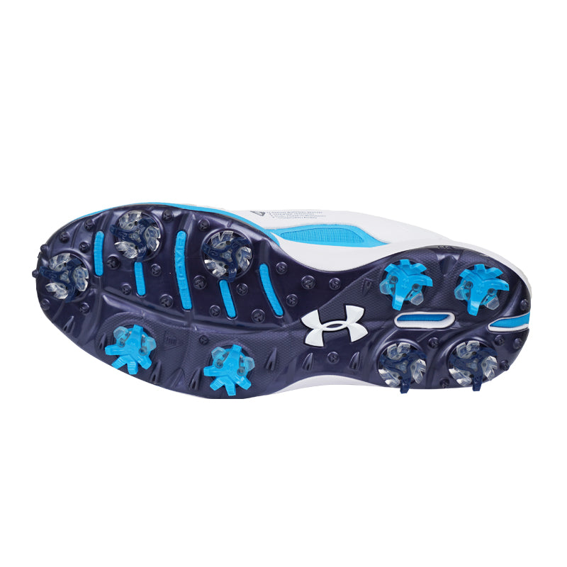 UNDER ARMOUR Drive Pro BOA Men's Spiked Shoes (White/Navy)