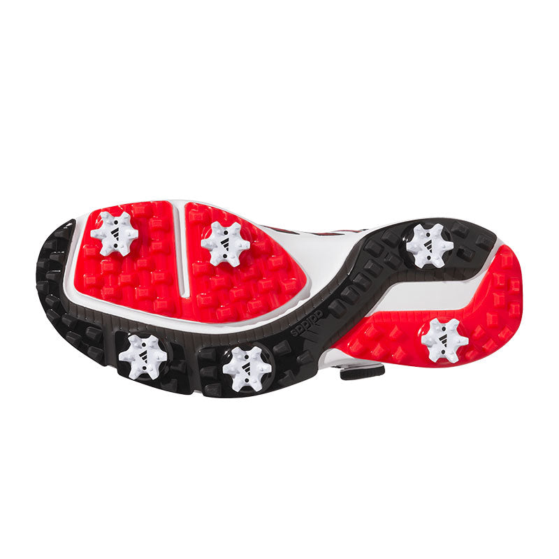 ADIDAS Powerfade BOA Men's Spiked Shoes (White/Black/Red)