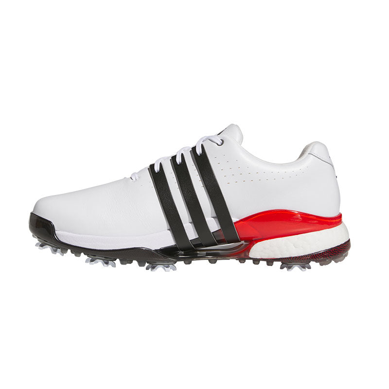 ADIDAS Tour360 24 Men's Spiked Shoes (White/Black/Red)