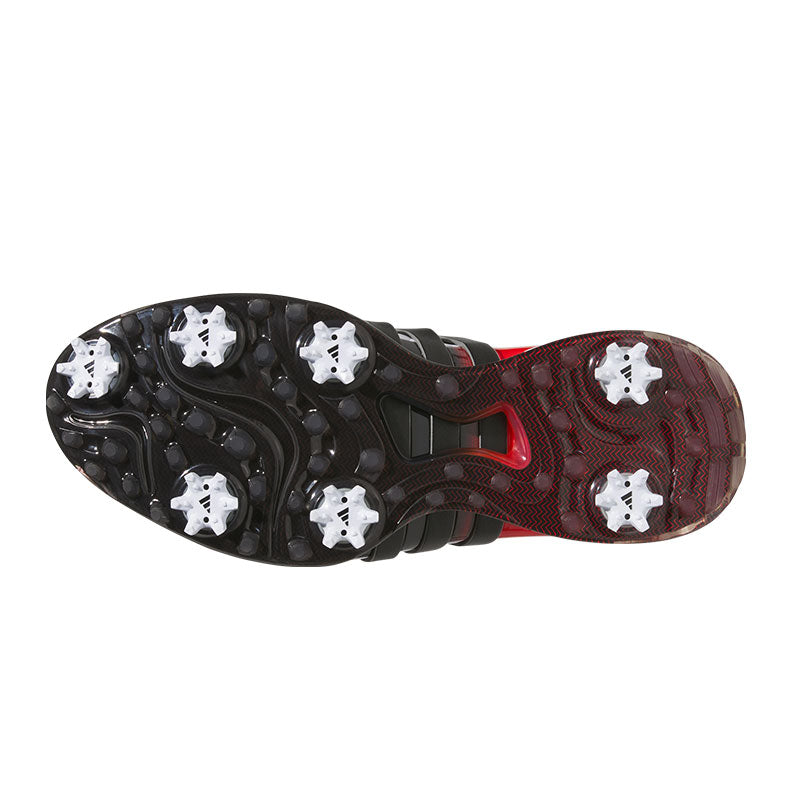 ADIDAS Tour360 24 Men's Spiked Shoes (White/Black/Red)