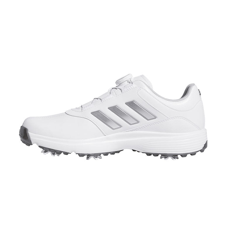 ADIDAS Alphamotion BOA Men's Spiked Shoes (White/Silver)
