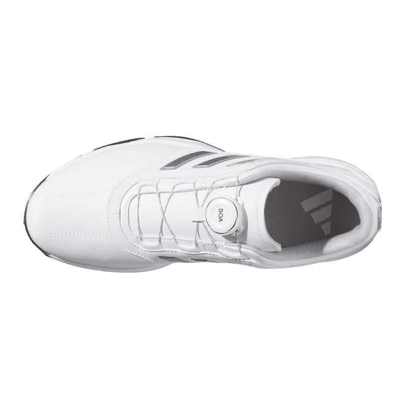 ADIDAS Alphamotion BOA Men's Spiked Shoes (White/Silver)