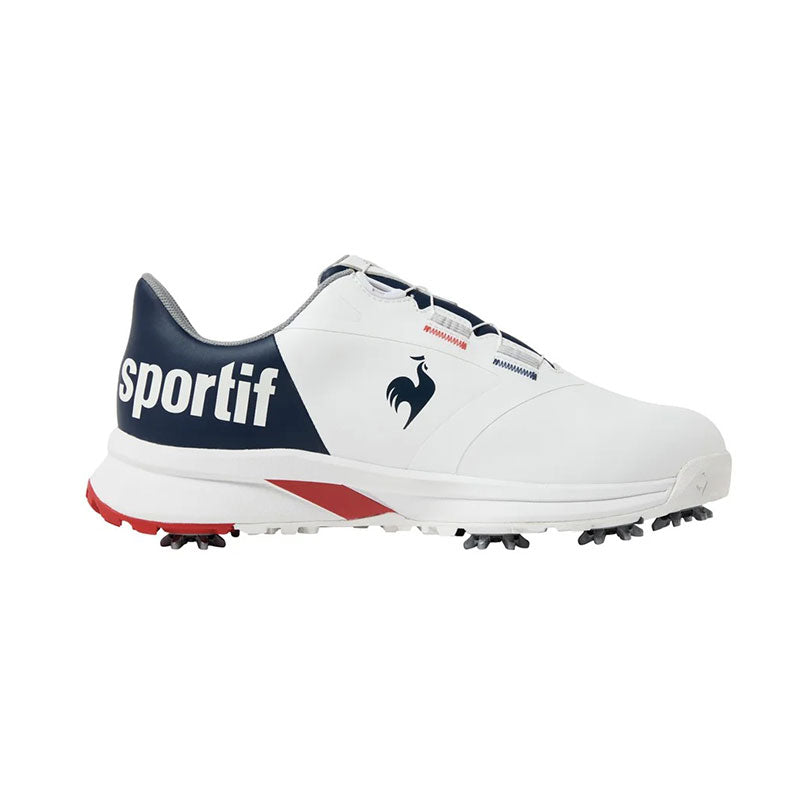 LE COQ SPORTIF GOLF Partour BOA Men's Spiked Shoes (White)