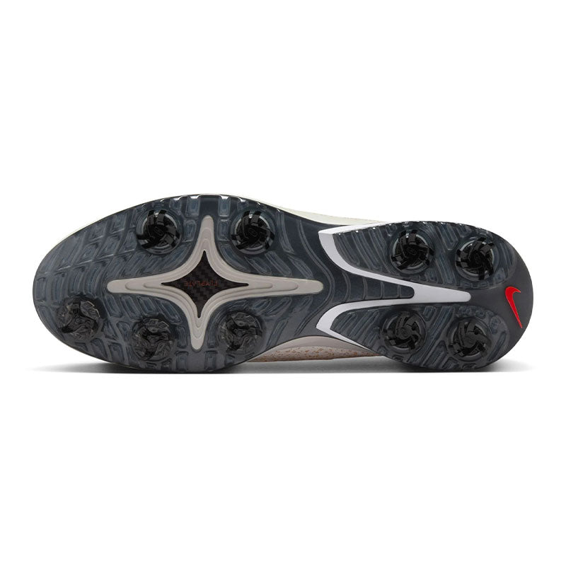 NIKE Victory Tour 4 Unisex Spiked Shoes (White/Gold)