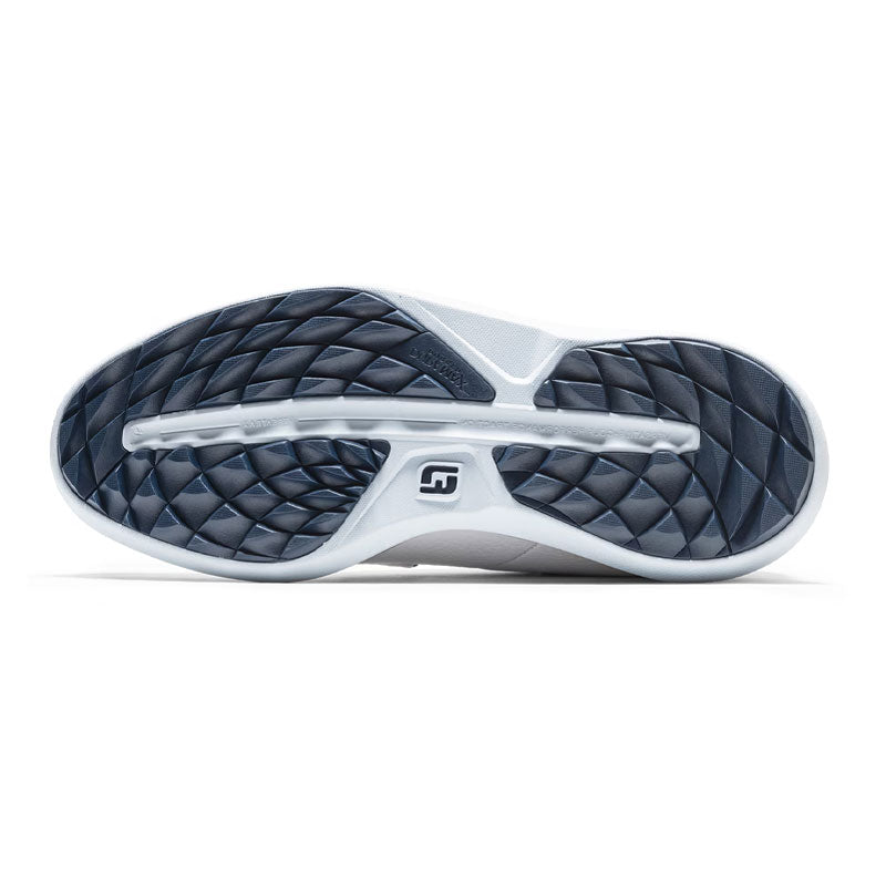FOOTJOY Traditions Men's Spikeless Shoes (White/Navy/Blue)