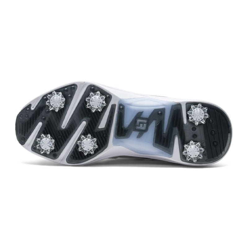 FOOTJOY HyperFlex BOA Men's Spiked Shoes (White/Black/Blue)