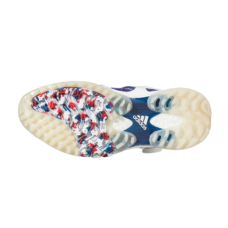 ADIDAS CODECHAOS Primeblue Women's Spikeless Shoes (White/Blue/Red)