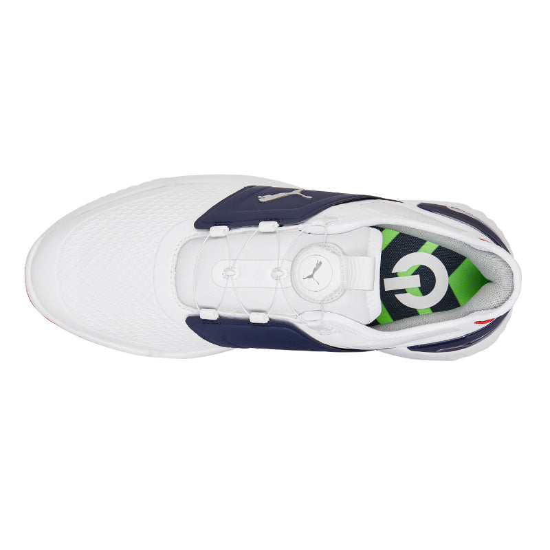PUMA IGNITE ELEVATE Men's Spikeless Shoes (White/Navy)