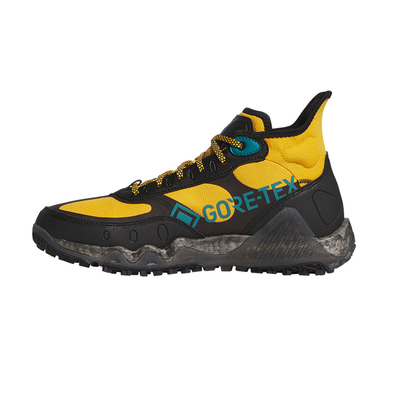 ADIDAS Adi Goretex Lace Men's Spikeless Shoes (Black/Black/Lemon)