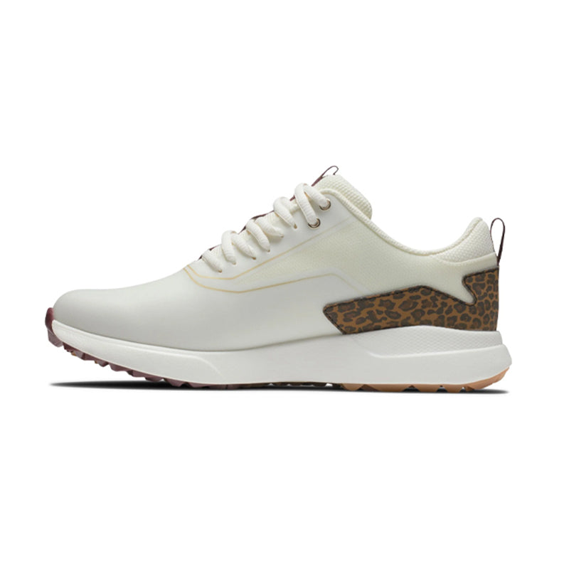 FOOTJOY Performance Women's Spikeless Shoes (Cream/Leopard)