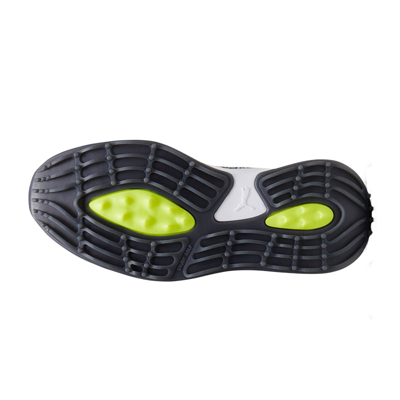PUMA Fusion Crush Junior Spikeless Shoes (Black/Lime)