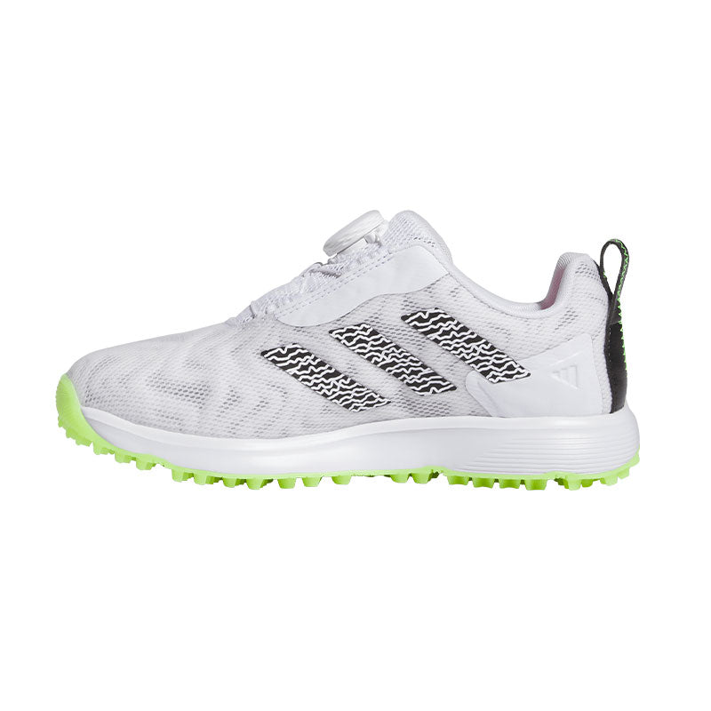 ADIDAS Codechaos BOA 25 Junior's Spikeless Shoes (White/Black/Lemon)