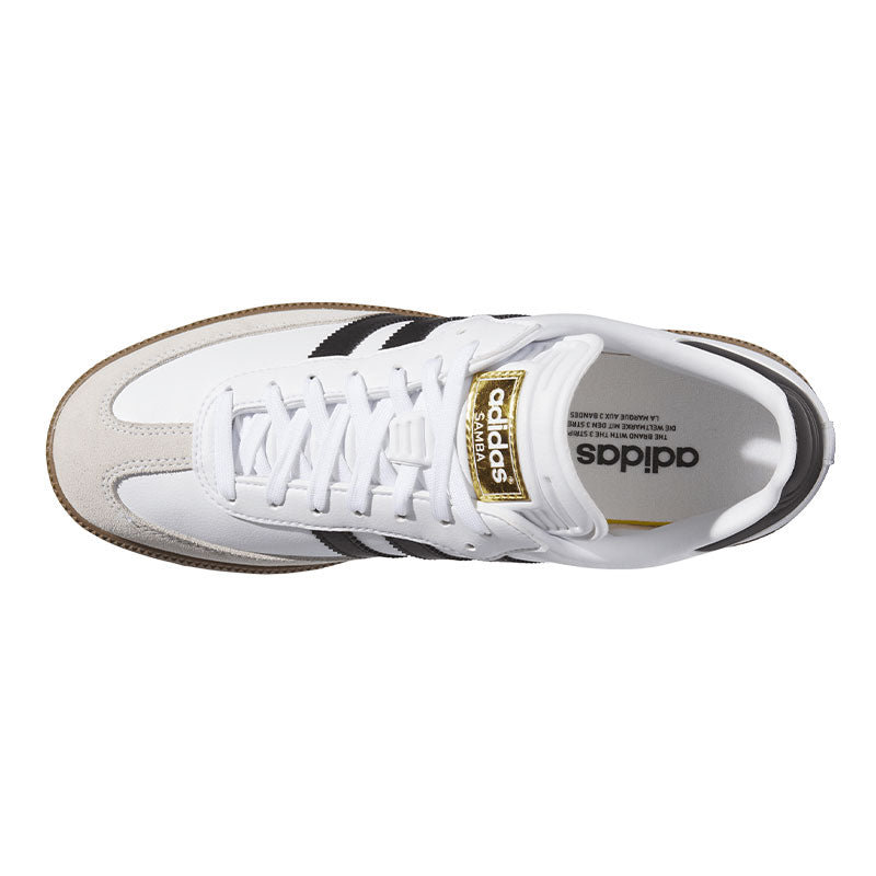 ADIDAS Samba Unisex Spikeless Shoes (White/Black)