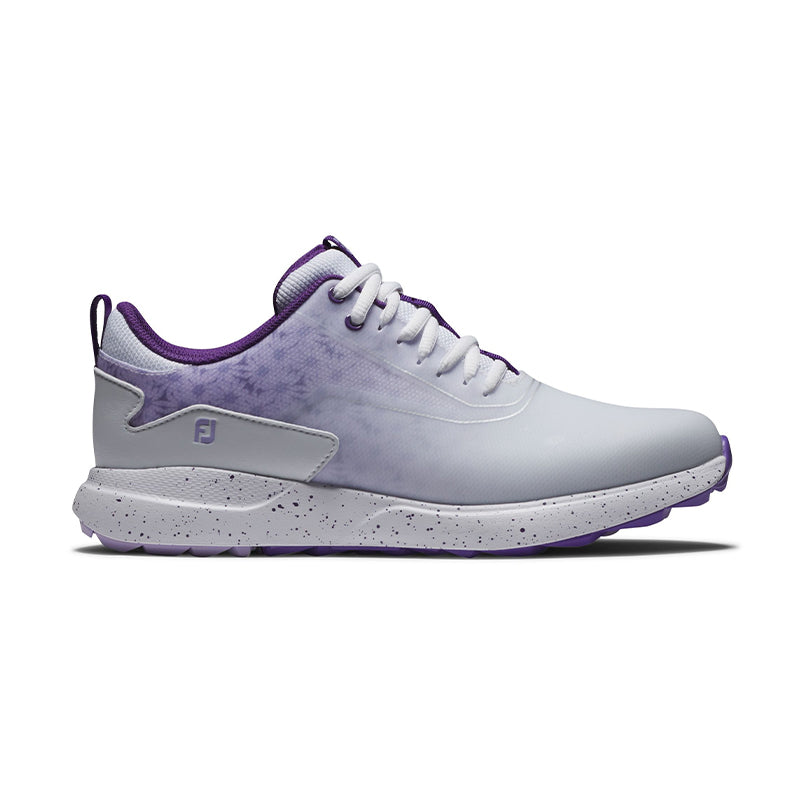 FOOTJOY Performa Women?s Spikeless Shoes (White/Purple)