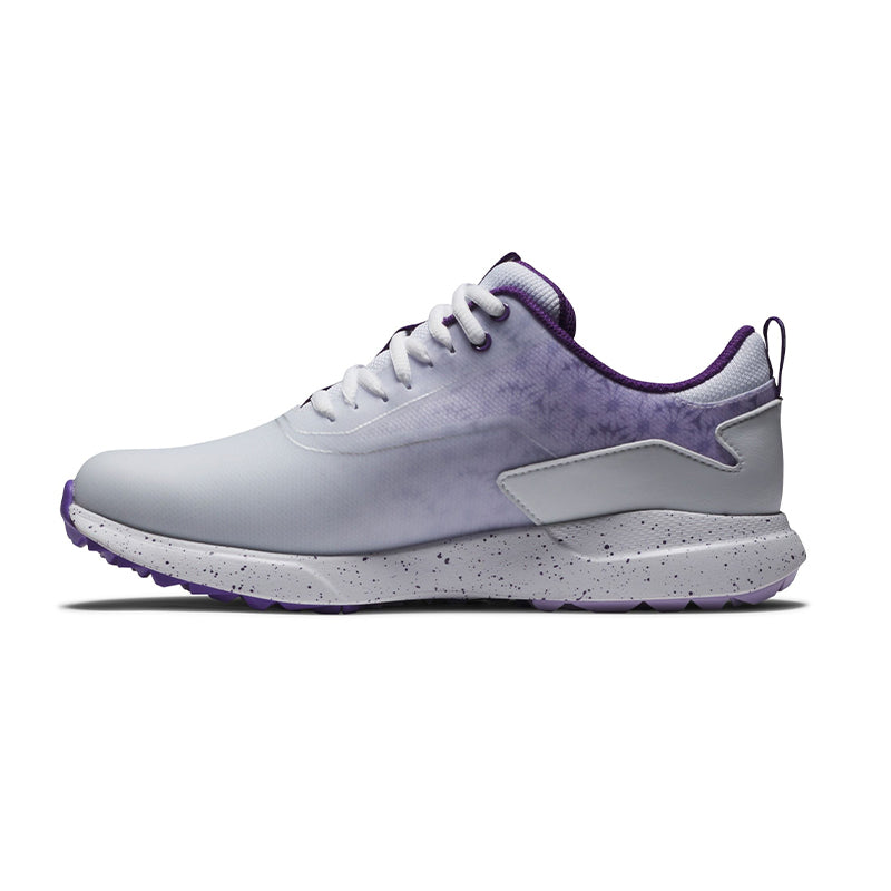 FOOTJOY Performa Women?s Spikeless Shoes (White/Purple)