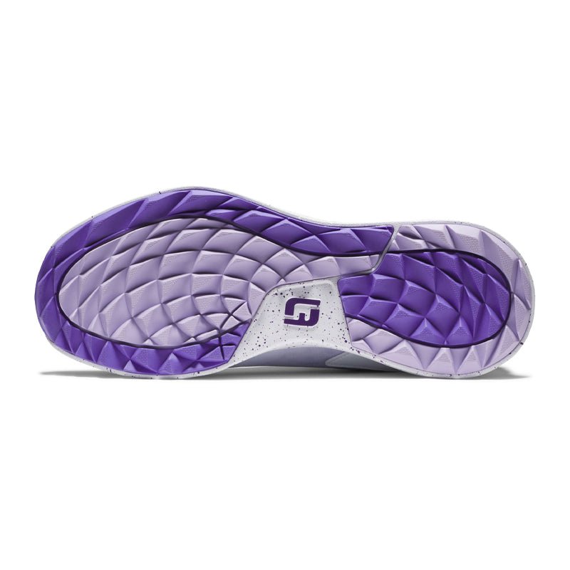 FOOTJOY Performa Women?s Spikeless Shoes (White/Purple)