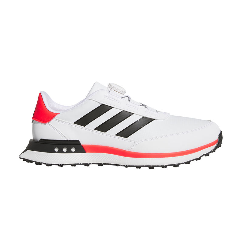 ADIDAS S2G BOA 24 Wide Men's Spikeless Shoes (White/Black/Red)